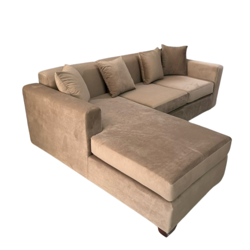 Sofa Vải Nhung Góc L Hiện Đại - SF26