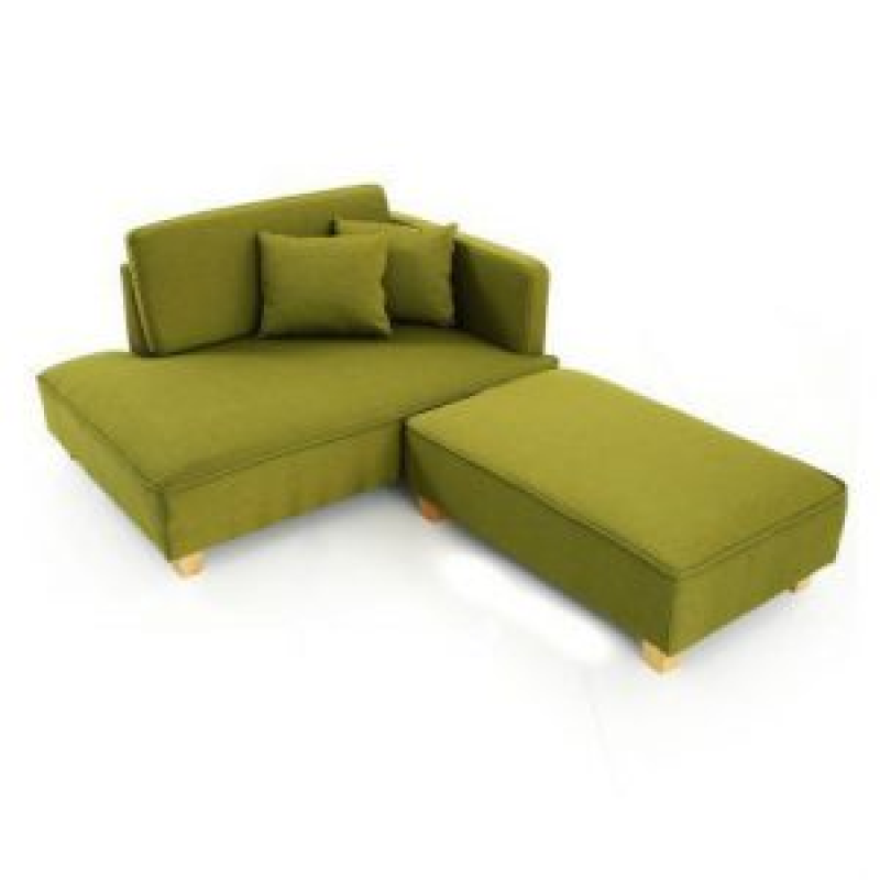 Ghế Sofa Nỉ Chân Gỗ Đôn Rời Giá Tốt - SF14