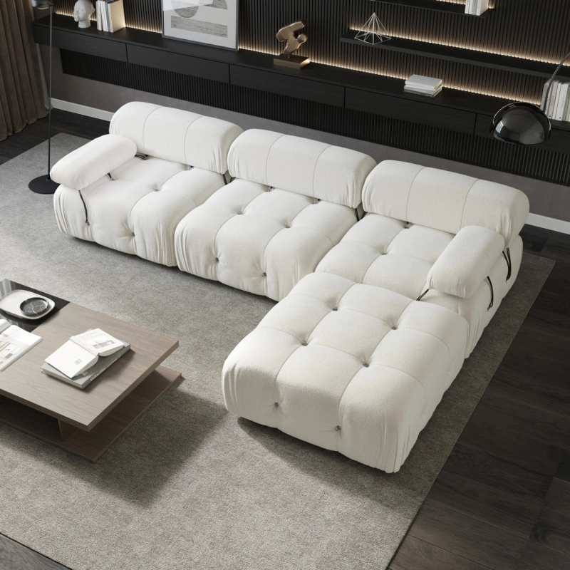 Sofa Lông Cừu Góc L - SF23