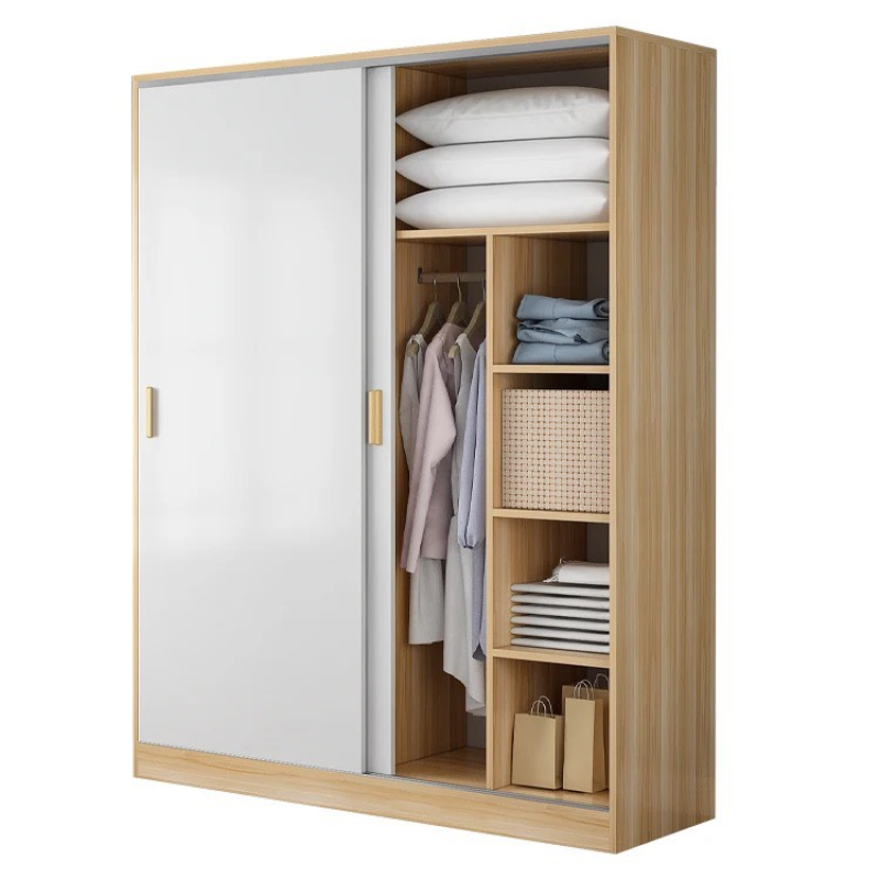 Tủ Quần Áo Cửa Trượt 2 Cánh - TQA16