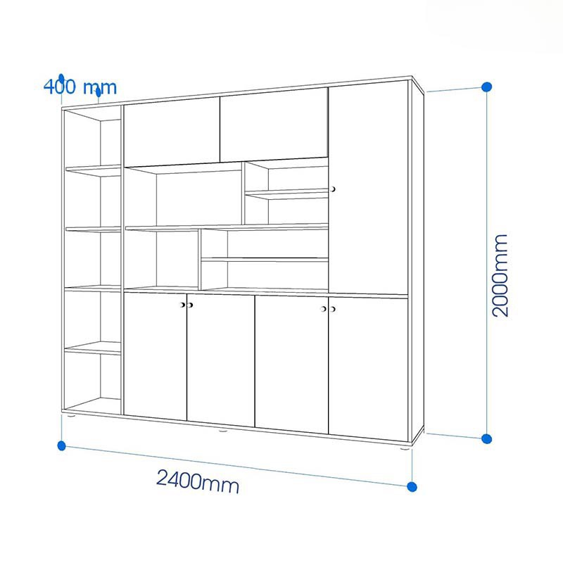 Tủ Gỗ Hồ Sơ - THS45