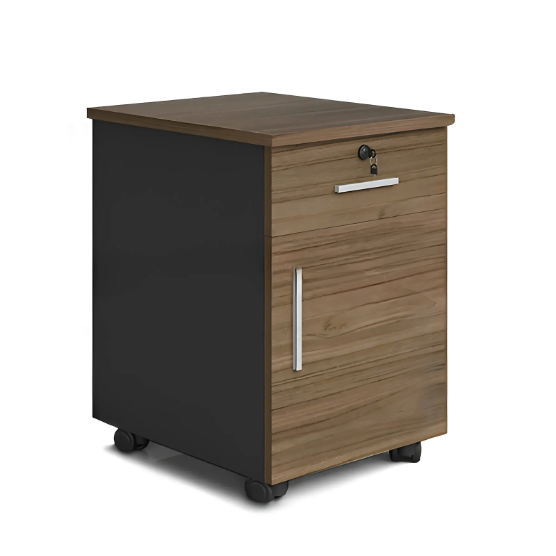 Hộc Tủ Phụ 2 Ngăn Vân Gỗ - TP37