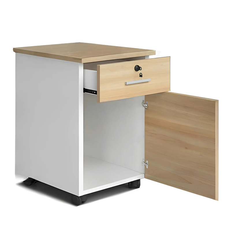 Hộc Tủ Phụ 2 Ngăn Vân Gỗ - TP37
