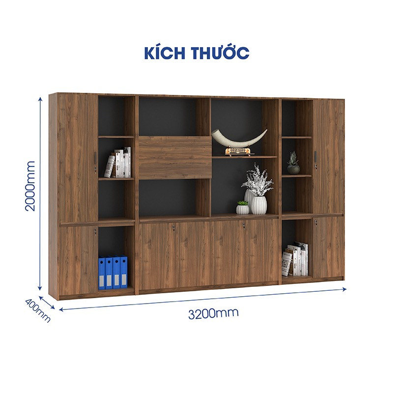 Tủ Gỗ Hồ Sơ Giám Đốc - THS49