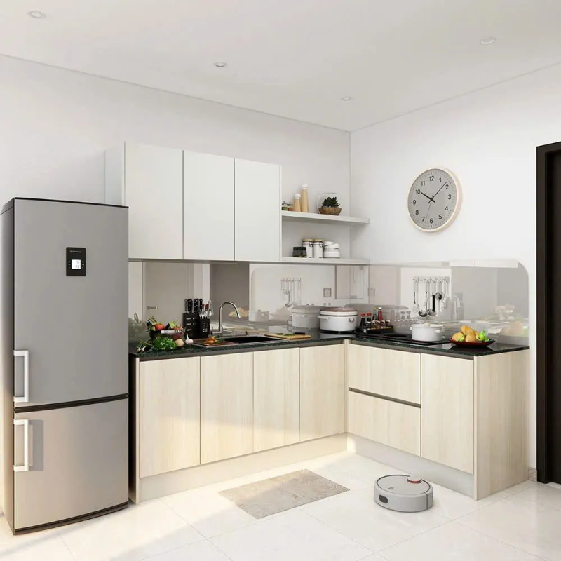 Tủ Bếp Chữ L Tích Hợp Chức Năng Thông Minh - TB22