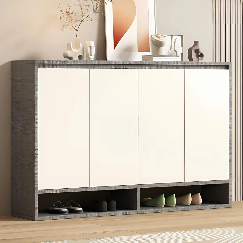 Kệ Giày Dép 4 Cánh Gỗ Công Nghiệp - KGD21