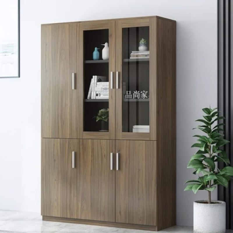 Tủ Tài Liệu Gỗ Thiết Kế 3 Cánh - THS19