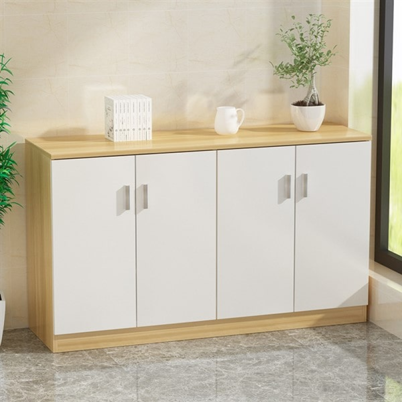 Tủ Tài Liệu Gỗ Thấp 4 Cánh - THS15