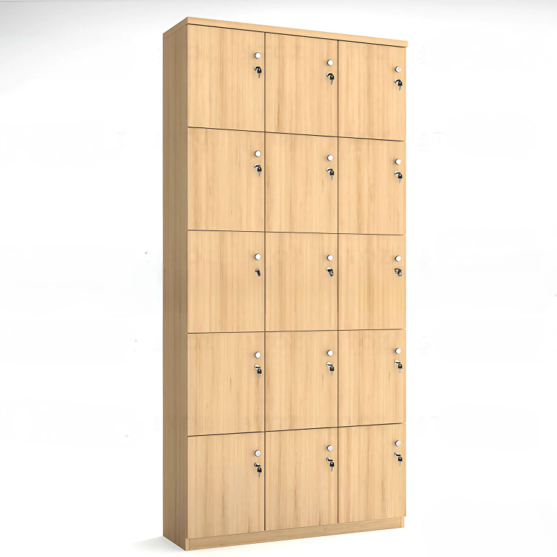 Tủ Locker Gỗ 15 Ngăn Văn Phòng - TLK77
