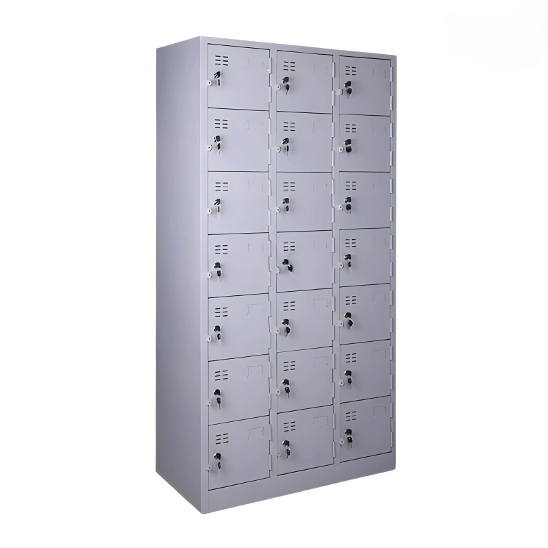 Tủ Locker Sắt 21 Ô An Toàn Bảo Mật - TLK59