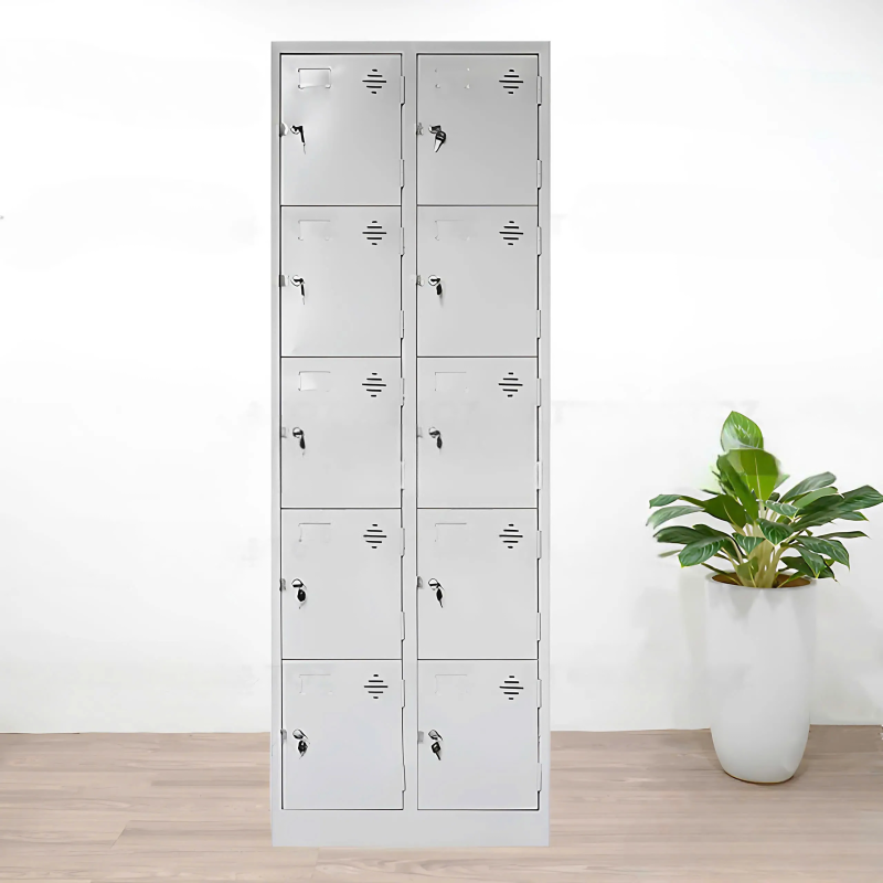 Tủ Locker Sắt 10 Ngăn - TLK27