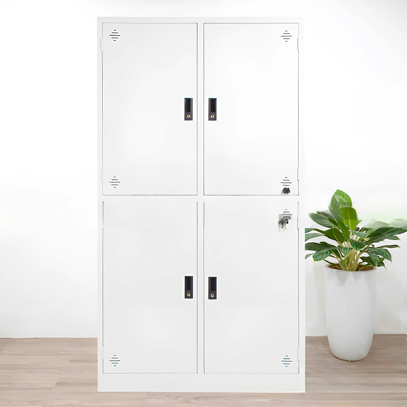 Tủ Locker Sắt 4 Ngăn Màu Trắng - TLK37