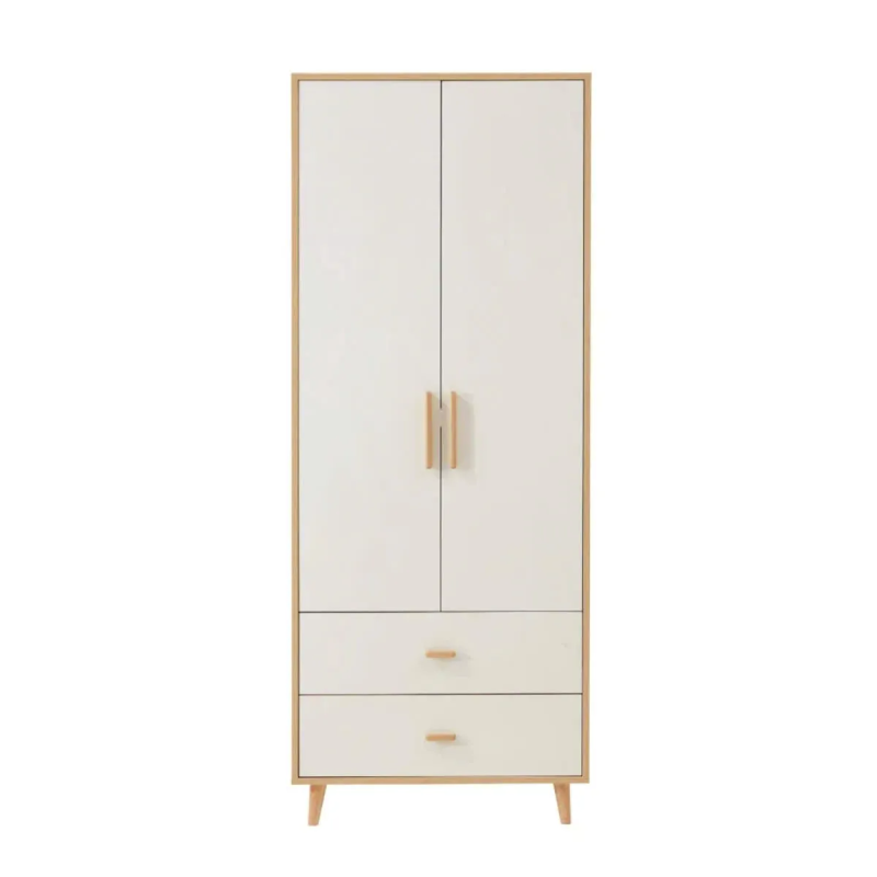 Tủ Quần Áo 2 Cánh Thiết Kế Ngăn Kéo Đa Năng - TQA26