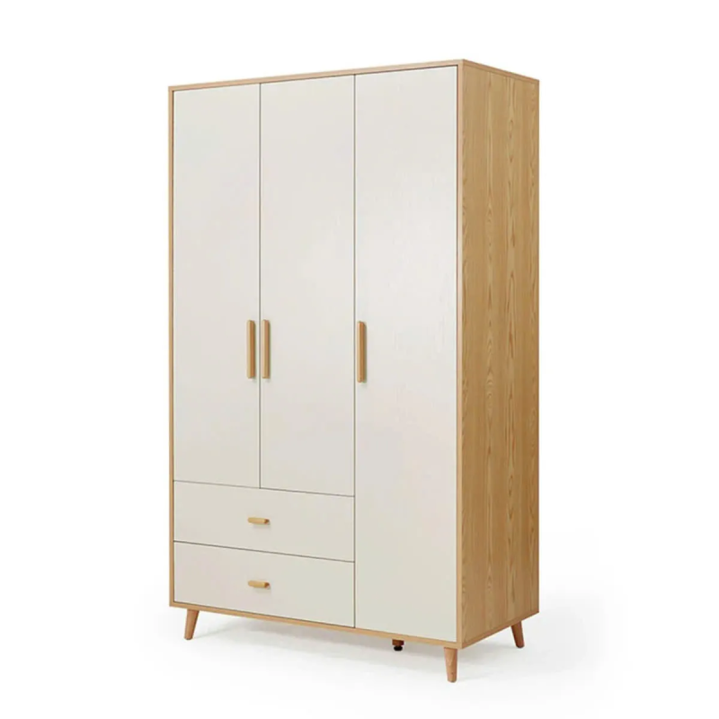 Tủ Quần Áo 3 Cánh Đa Năng Kèm 2 Ngăn Kéo Lưu Trữ - TQA28