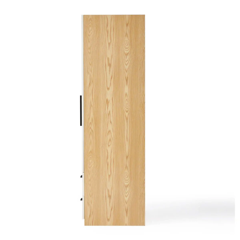 Tủ Quần Áo Gỗ MDF 2 Cánh Tối Giản Có Hộc Kéo - TQA29