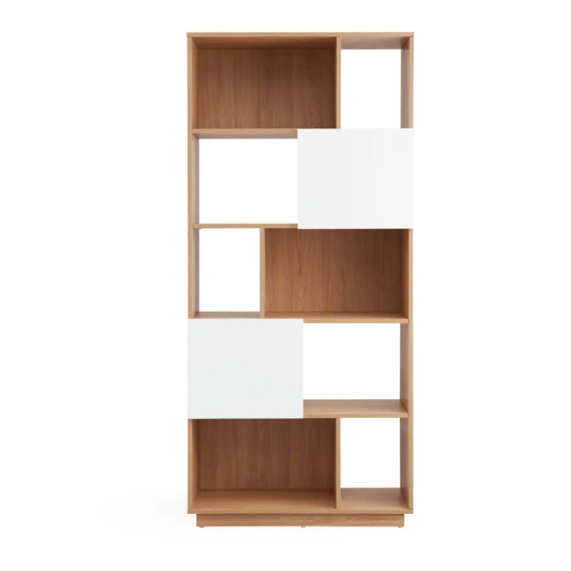 Tủ Tài Liệu Gỗ Nhiều Ngăn Kết Hợp Cánh Mở - THS283