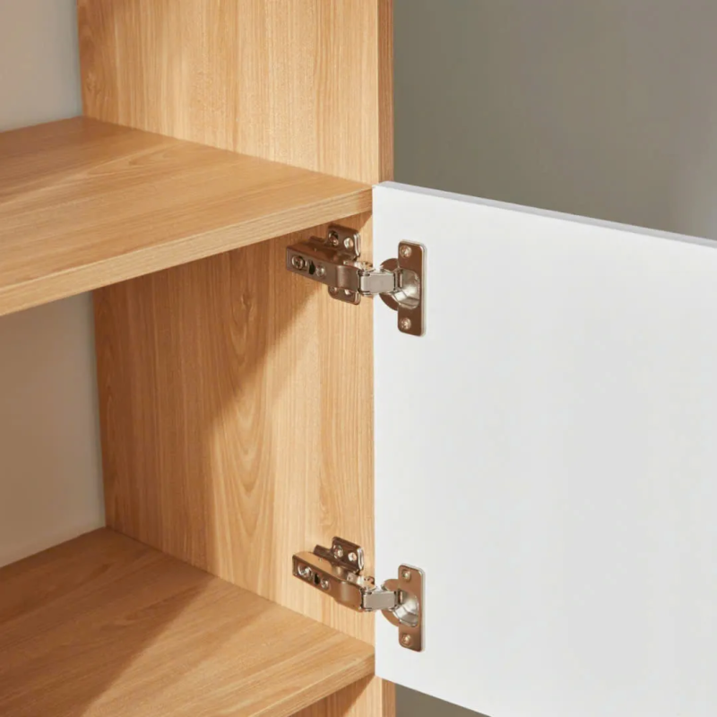 Tủ Tài Liệu Gỗ Nhiều Ngăn Kết Hợp Cánh Mở - THS283