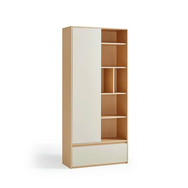 Tủ Tài Liệu Gỗ Nhiều Ngăn Tích Hợp Cánh Mở - THS286