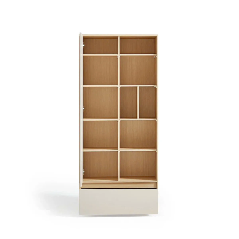 Tủ Tài Liệu Gỗ Nhiều Ngăn Tích Hợp Cánh Mở - THS286