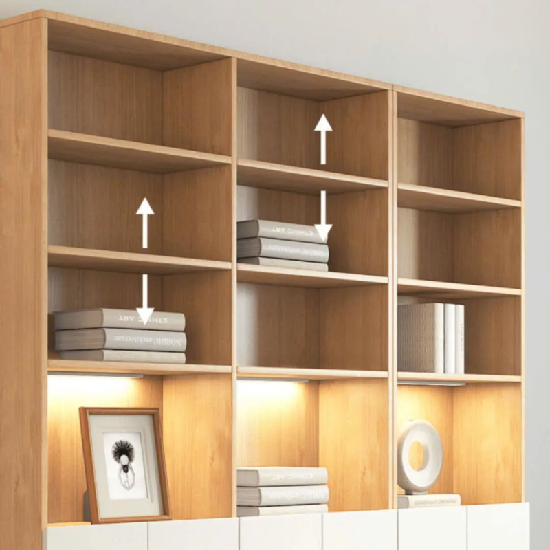Tủ Tài Liệu Gỗ Thiết Kế Cánh Dưới Mở - THS288