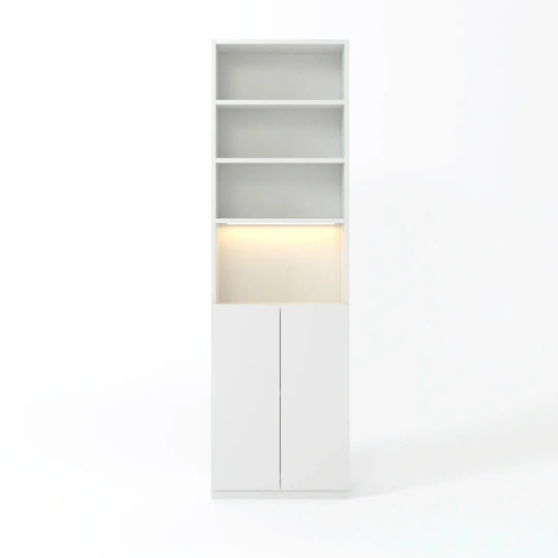 Tủ Tài Liệu Gỗ Thiết Kế Cánh Dưới Mở - THS288