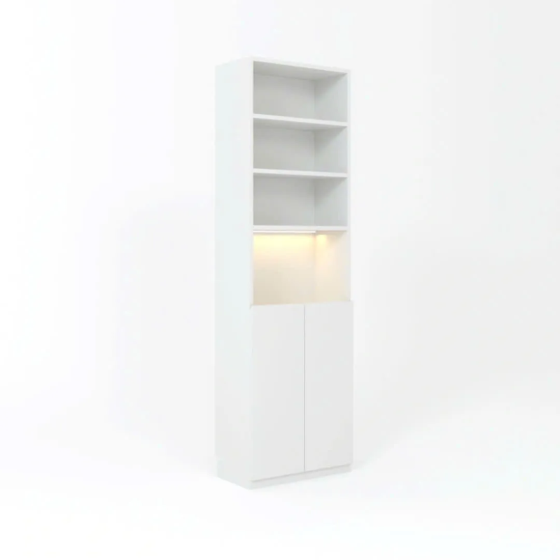 Tủ Tài Liệu Gỗ Thiết Kế Cánh Dưới Mở - THS288