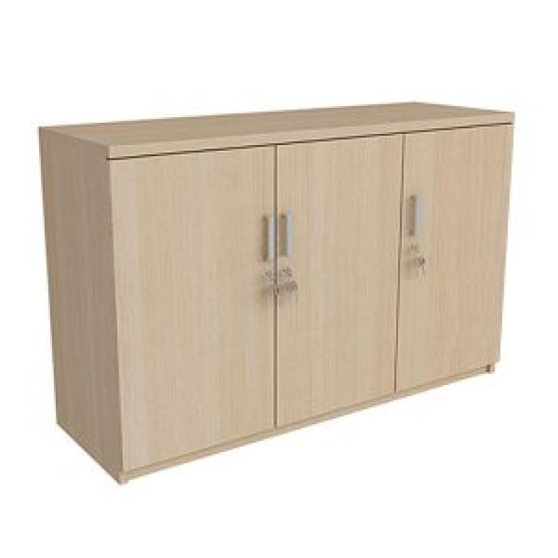 Tủ Văn Phòng Gỗ MDF 3 Cánh Mở - THS23