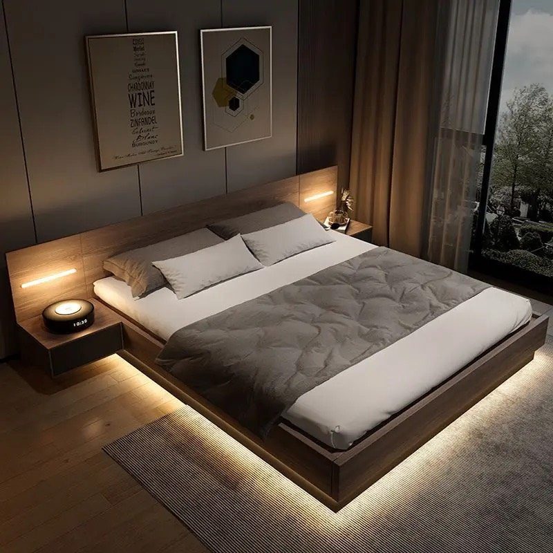 Giường Ngủ Có Đèn Led - GN17