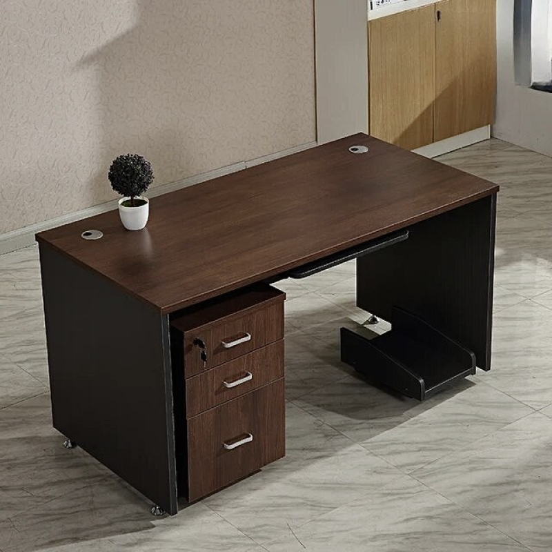 Bàn Làm Việc Gỗ MDF Có Kệ Đựng CPU - BG14