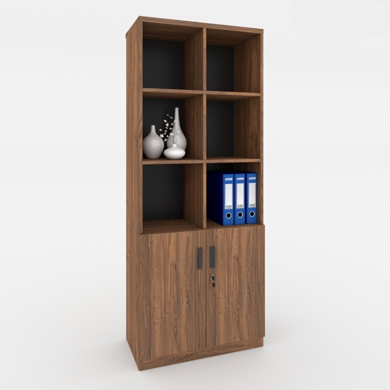 Tủ Văn Phòng Có Ngăn Kệ Trang Trí - THS68