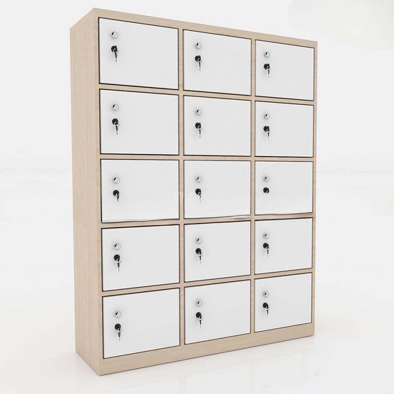 Tủ Locker Gỗ 15 Cánh Khóa Tiện Lợi - TLK12