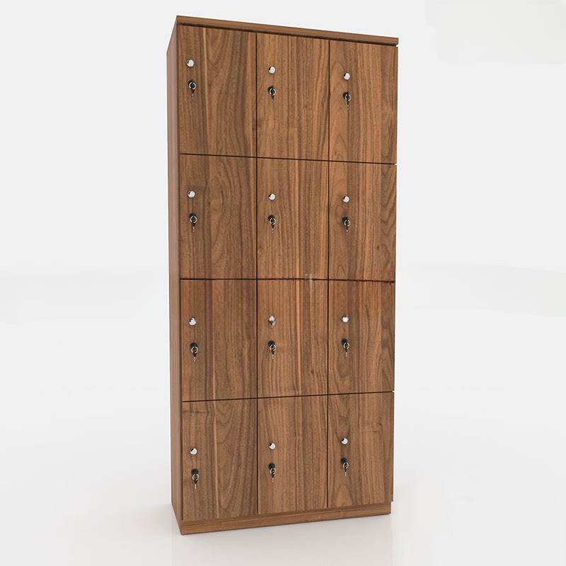 Tủ Locker Gỗ 12 Cánh Sang Trọng - TLK14