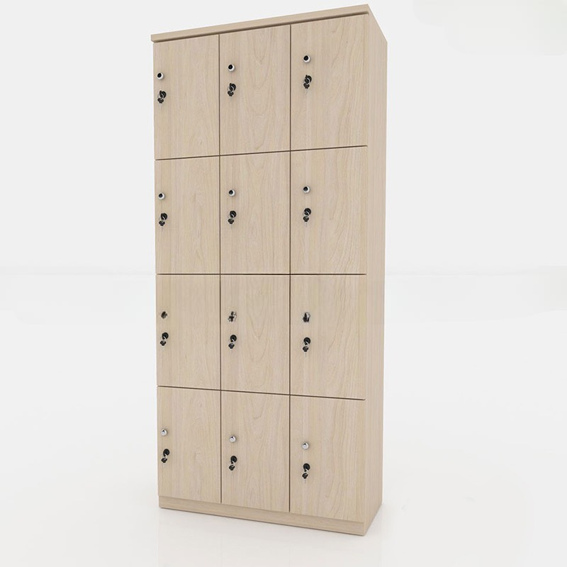 Tủ Locker Gỗ 12 Cánh Sang Trọng - TLK14