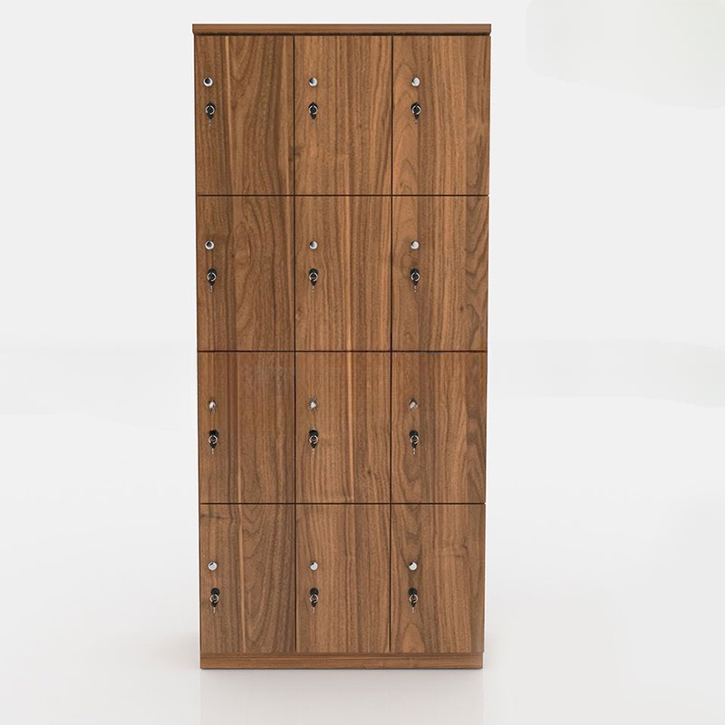 Tủ Locker Gỗ 12 Cánh Sang Trọng - TLK14