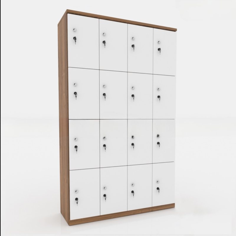 Tủ Loker Gỗ MDF 16 Cánh - TLK17