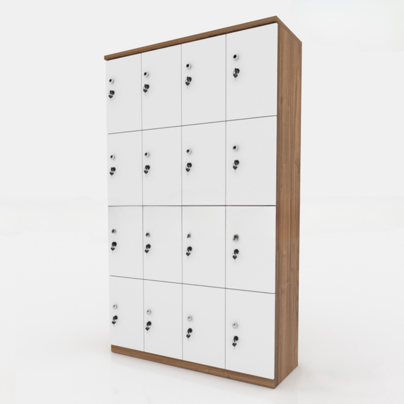 Tủ Loker Gỗ MDF 16 Cánh - TLK17