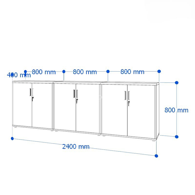 Tủ Tài Liệu Gỗ Lưu Trữ Dữ Liệu Bảo Mật - THS86