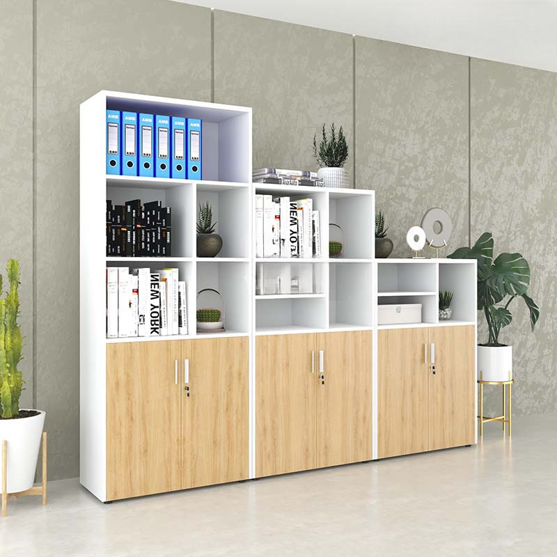 Tủ Tài Liệu Có Kệ Tầng Trang Trí  - THS92