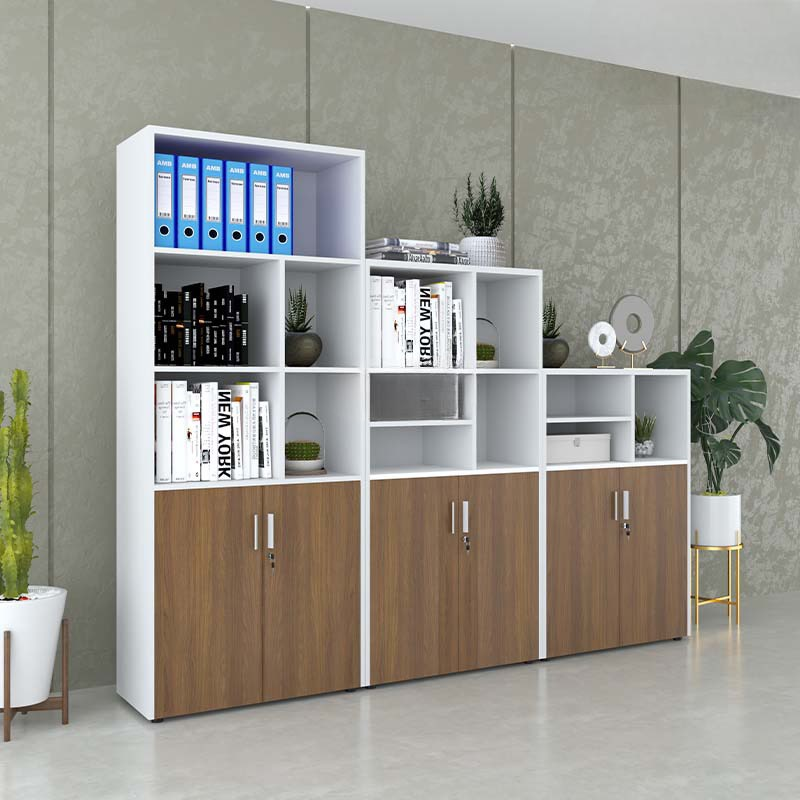 Tủ Tài Liệu Có Kệ Tầng Trang Trí  - THS92