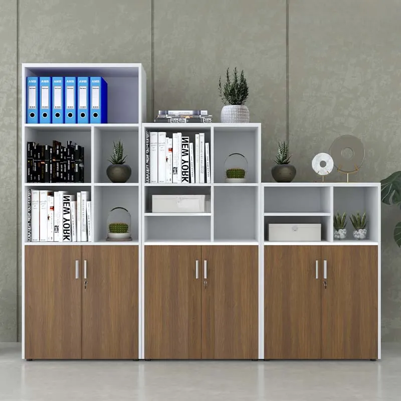 Tủ Tài Liệu Có Kệ Tầng Trang Trí  - THS92