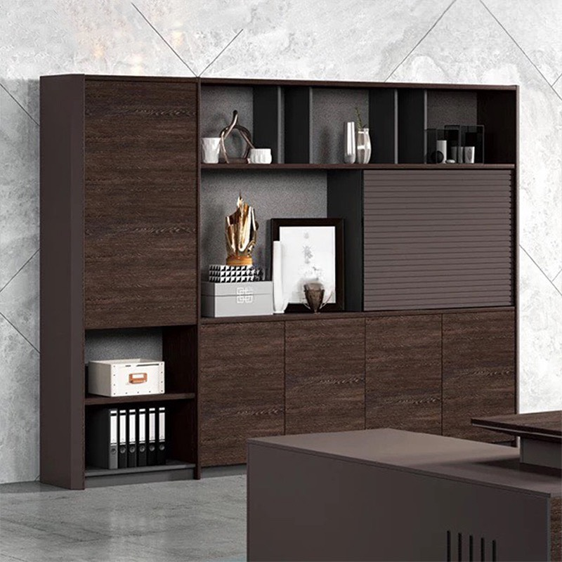 Tủ Tài Liệu Gỗ MDF Giá Rẻ - THS114