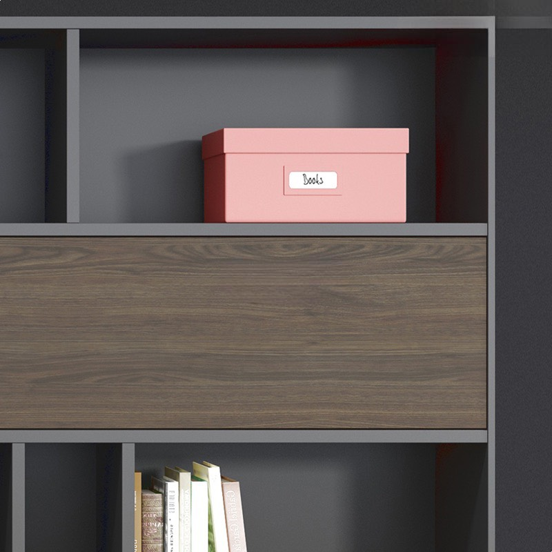 Tủ Tài Liệu Có Kệ Để Đồ Trang Trí -  THS128