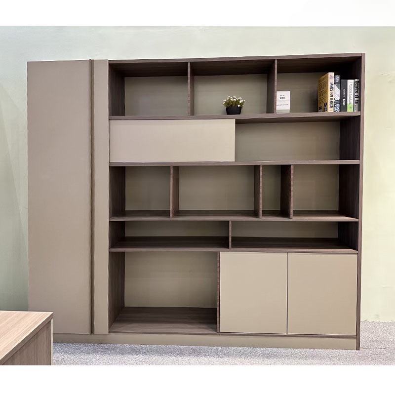 Tủ Tài Liệu Trang Trí Gỗ Công Nghiệp  - THS139