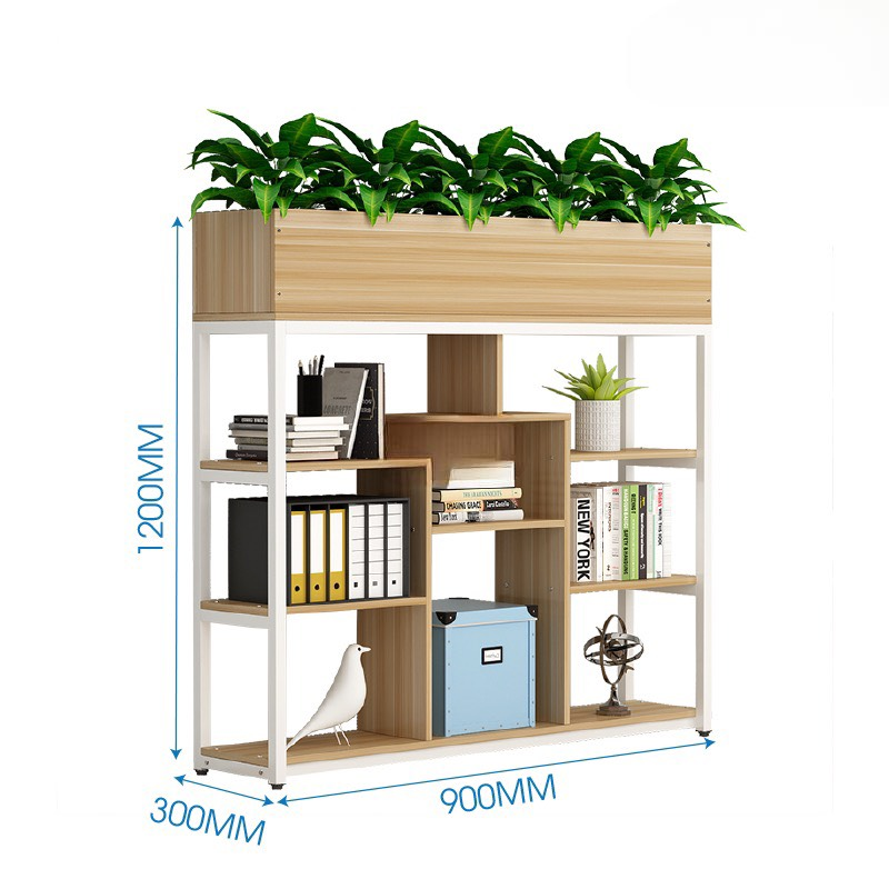 Tủ Văn Phòng Trang Trí Để Cây Xanh Khung Sắt - KS27