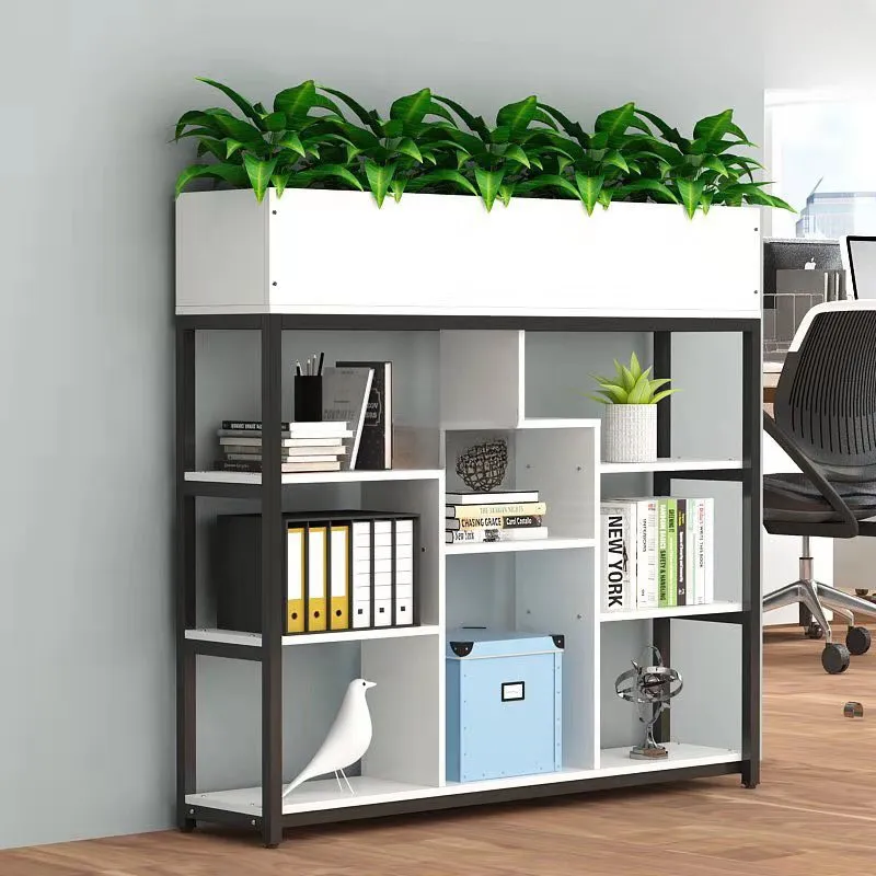 Tủ Văn Phòng Trang Trí Để Cây Xanh Khung Sắt - KS27