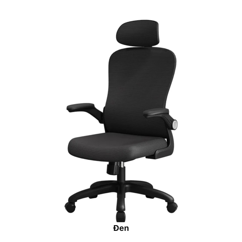 Ghế Công Thái Học Tay Gập Bọc Nệm - GX58