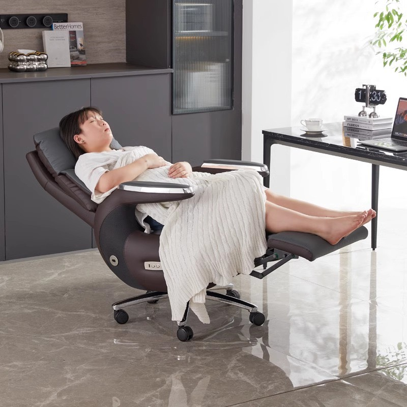 Ghế Giám Đốc Da Thật Ngả Lưng Tự Động Nhập Khẩu - GGĐ23