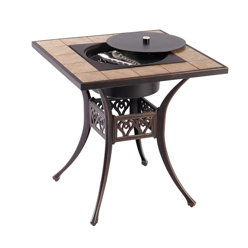 Bàn Sân Vườn Bếp Nướng BBQ - SV49