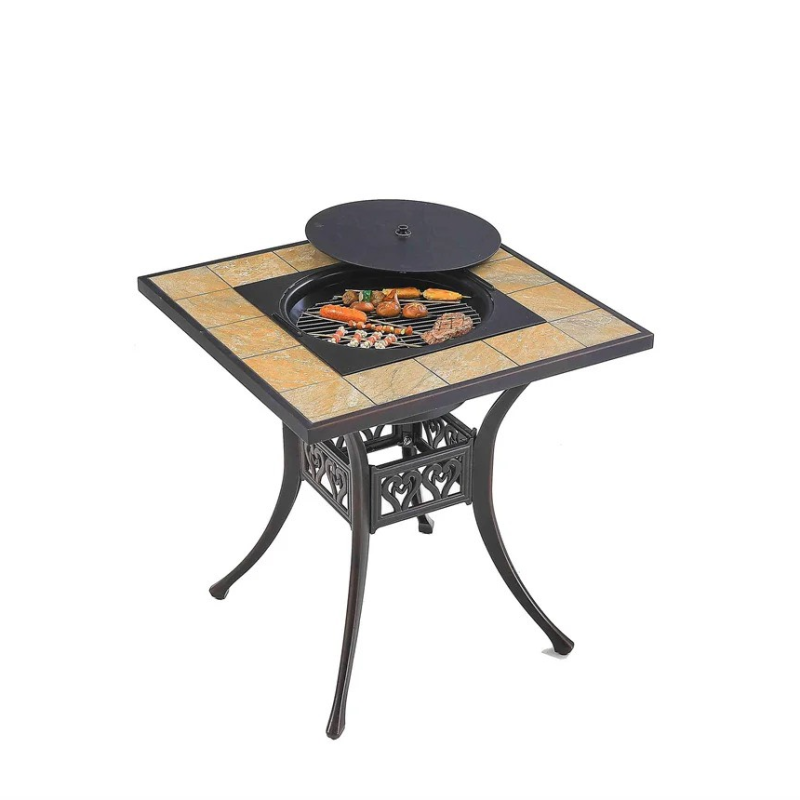Bộ Bàn Ghế Sân Vườn 4 Người Bếp Nướng - SV50