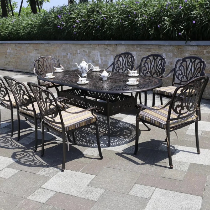 Bộ Bàn Ghế Sân Vườn Nhôm Đúc- SV54
